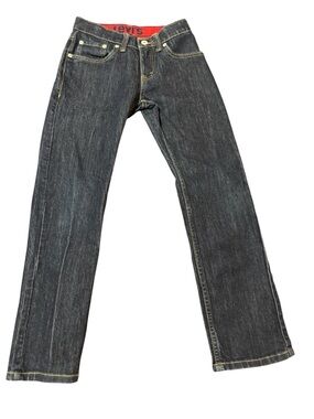 Levi's Boy’s Blue Jeans Dress Wash Straight Size 10 Regular
